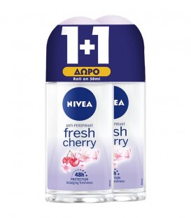 NIVEA DEO ROLL-ON ΓΥΝ. FRESH CHERRY 50ml 6X 1+1