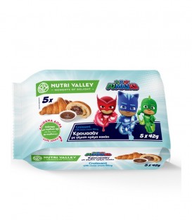 NUTRI VALLEY PJ MASKS ΚΡΟΥΑΣΑΝ ΚΡΕΜΑ ΚΑΚΑΟ SET 5Χ42gr X10