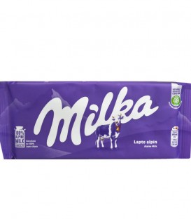 MILKA ΣΟΚΟΛΑΤΑ LAPTE ALPIN 24Χ100gr