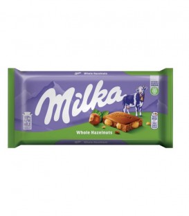 MILKA ΣΟΚΟΛΑΤΑ ΦΟΥΝΤΟΥΚΙ WHOLE HAZELNUTS 17Χ100gr