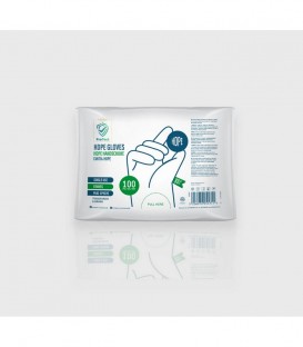 ΓΑΝΤΙΑ ΔΙΑΦΑΝΑ HDPE ΜΙΑΣ ΧΡΗΣΗΣ ONE SIZE 100Τ X100