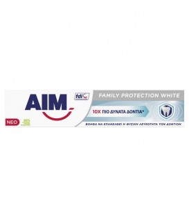 ΑΙΜ ΟΔΟΝΤΟΚΡΕΜΑ FAMILY PROTECTION WHITE 24X75ml
