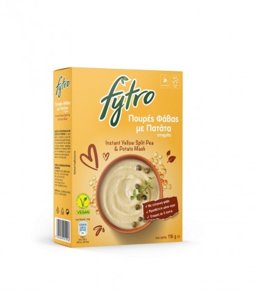 FYTRO ΠΟΥΡΕΣ ΦΑΒΑΣ ΜΕ ΠΑΤΑΤΑ 12Χ116gr