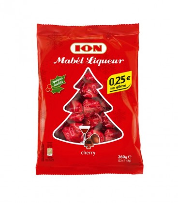 ΙΟΝ MABEL ΣΟΚΟΛΑΤΑΚΙΑ ΛIKEP CHERRY 10Χ260gr -0,25€