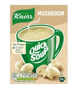 KNORR QUICK SOUP ΜΑΝΙΤΑΡΟΣΟΥΠΑ 3ΦΑΚ 15gr X12
