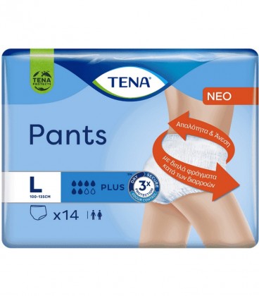 TENA PANTS PLUS ECO LARGE 14Τ Χ4