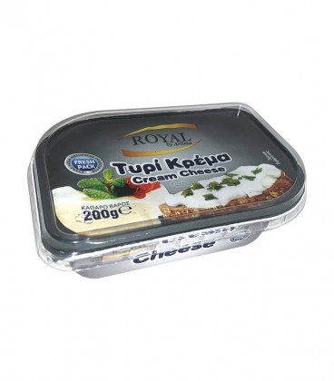 ROYAL ΦΡΕΣΚΟ ΤΥΡΙ ΚΡΕΜΑ 70% ΛΙΠ.12Χ200gr