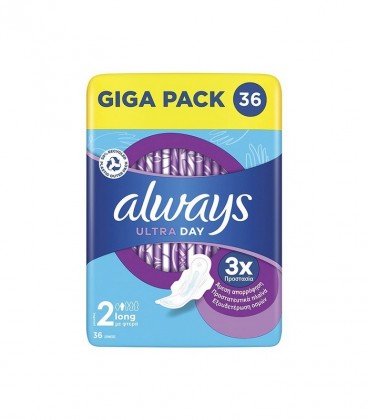 ALWAYS ΣΕΡΒΙΕΤΕΣ GIGA PACK ULTRA LONG 36Τ Χ6