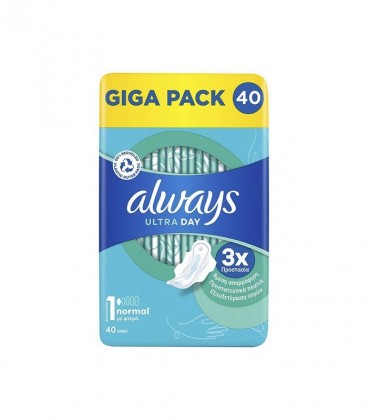 ALWAYS ΣΕΡΒΙΕΤΕΣ GIGA PACK ULTRA NORMAL 40Τ Χ8
