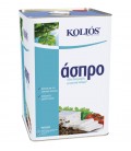 ΚΟΛΙΟΣ ΤΥΡΙ ΑΣΠΡΟ ΥΠΟΚΑΤΑΣΤΑΤΟ ΔΟΧΕΙΟ 15kg