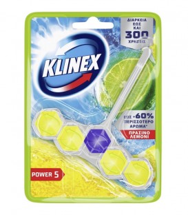 KLINEX WC BLOCK ΠΡΑΣΙΝΟ ΛΕΜΟΝΙ 9X50gr