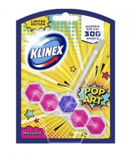 KLINEX WC BLOCK POP ART ΜΑΝΩΛΙΑ 9X50gr