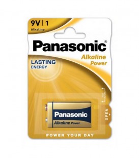 PANASONIC ΜΠΑΤΑΡΙΑ ΑΛΚΑΛΙΚΗ 6LR61 9V 1T X18