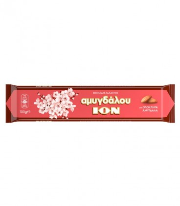 ΙΟΝ ΣΟΚOΛATA ΓΑΛΑΚΤΟΣ ΑΜΥΓΔΑΛΟΥ ΜΠΑΡΑ 10X100gr