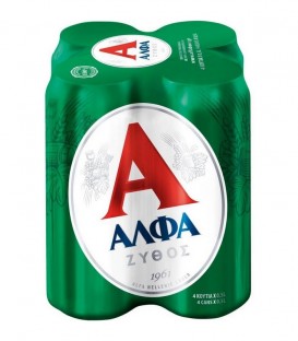 ΑΛΦΑ ΜΠΥΡΑ ΚΟΥΤΙ 500ml 6Χ4pack