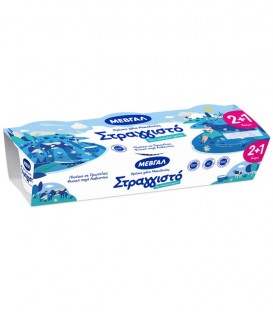 ΜΕΒΓΑΛ ΣΤΡΑΓΓΙΣΤΟ ΓΙΑΟΥΡΤΙ 5% (3Χ170gr) 2+1 ΔΩΡΟ
