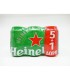 HEINEKEN ΜΠΥΡΑ ΚΟΥΤΙ 330ml 4X6pack 5+1 ΔΩΡΟ
