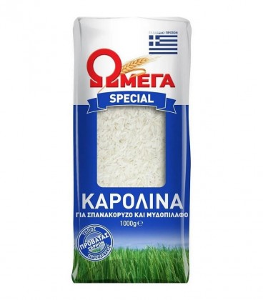 ΩΜΕΓΑ ΡΥΖΙ ΚΑΡΟΛΙΝΑ SPECIAL 6Χ1kg