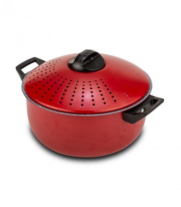 NAVA ΚΑΤΣΑΡΟΛΑ ΜΕ ΚΑΠΑΚΙ-ΣΟΥΡΩΤΗΡΙ TAURUS & ΑΝΤΙΚΟΛΛΗΤΙΚΗ ΕΠΙΣΤΡΩΣΗ STONE 24cm