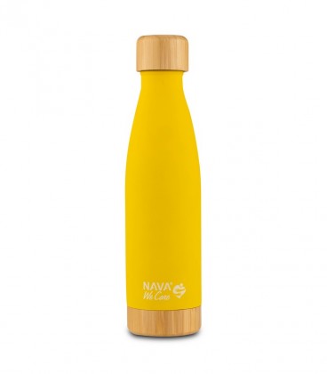 NAVA ΘΕΡΜΟΣ ΜΠΟΥΚΑΛΙ ΑΝΟΞΕΙΔΩΤΟ BAMBOO WE CARE ΚΙΤΡΙΝΟ 500ml
