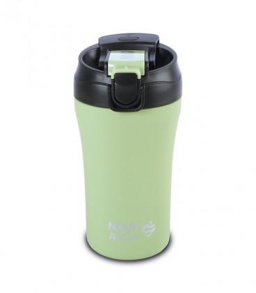 NAVA ΘΕΡΜΟΣ ΠΟΤΗΡΙ ΜΕ ΚΑΛΑΜΑΚΙ ΓΙΑ ΚΡΥΟ & ΣΤΟΜΙΟ ΓΙΑ ΖΕΣΤΟ ΚΑΦΕ WE CARE ΠΡΑΣΙΝΟ 450ml