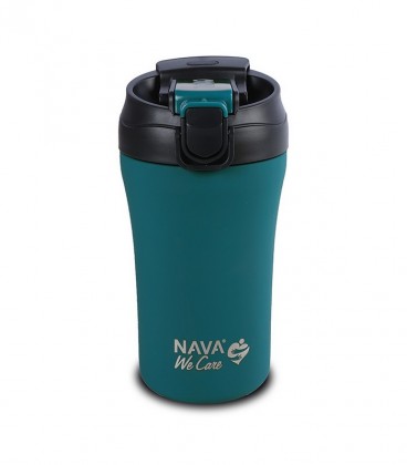 NAVA ΘΕΡΜΟΣ ΠΟΤΗΡΙ ΜΕ ΚΑΛΑΜΑΚΙ ΓΙΑ ΚΡΥΟ & ΣΤΟΜΙΟ ΓΙΑ ΖΕΣΤΟ ΚΑΦΕ WE CARE ΠΕΤΡΟΛ 450ml