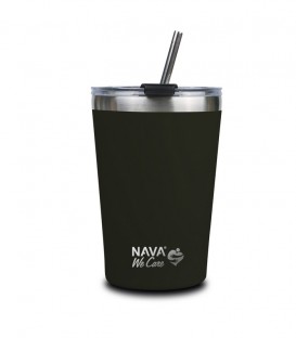 NAVA ΘΕΡΜΟΣ ΠΟΤΗΡΙ ΜΕ ΑΝΟΞΕΙΔΩΤΟ ΚΑΛΑΜΑΚΙ WE CARE ΜΑΥΡΟ 450ml