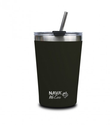 NAVA ΘΕΡΜΟΣ ΠΟΤΗΡΙ ΜΕ ΑΝΟΞΕΙΔΩΤΟ ΚΑΛΑΜΑΚΙ WE CARE ΜΑΥΡΟ 450ml