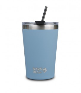 NAVA ΘΕΡΜΟΣ ΠΟΤΗΡΙ ΜΕ ΑΝΟΞΕΙΔΩΤΟ ΚΑΛΑΜΑΚΙ WE CARE ΜΠΛΕ 450ml