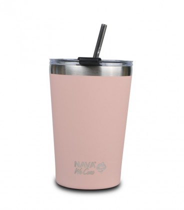 NAVA ΘΕΡΜΟΣ ΠΟΤΗΡΙ ΜΕ ΑΝΟΞΕΙΔΩΤΟ ΚΑΛΑΜΑΚΙ WE CARE ΡΟΖ 450ml