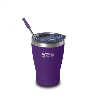 NAVA ΘΕΡΜΟΣ ΠΟΤΗΡΙ ΜΕ ΑΝΟΞΕΙΔΩΤΟ ΚΑΛΑΜΑΚΙ WE CARE ΜΩΒ 360ml