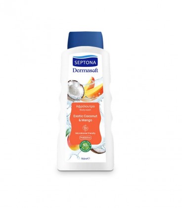 SEPTONA DERMASOFT ΑΦΡΟΛΟΥΤΡΟ EXOTIC COCONUT&MANGO 12Χ750ml
