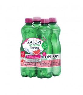 ΖΑΓΟΡΙ SPARKLING PINK GRAPEFRUIT 500ml 4X4pack