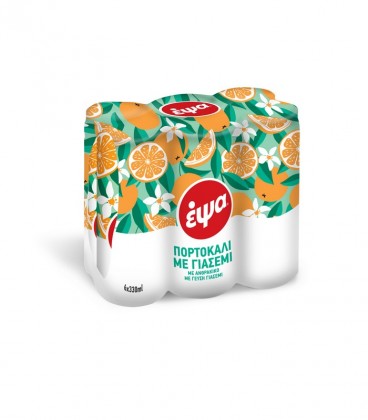 ΕΨΑ ΠΟΡΤΟΚΑΛΙ ΜΕ ΓΙΑΣΕΜΙ ΚΟΥΤΙ 330ml 4X6pack