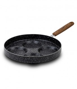 NAVA ΤΗΓΑΝΙ PANCAKE NATURE ΜΕ ΑΝΤΙΚΟΛΛΗΤΙΚΗ ΕΠΙΣΤΡΩΣΗ STONE 26cm