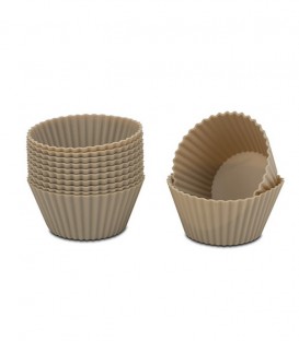 NAVA ΦΟΡΜΕΣ ΣΙΛΙΚΟΝΗΣ ΓΙΑ CUPCAKES MISTY ΣΕΤ 12 ΤΕΜΑΧΙΩΝ 6.5cm