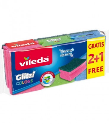 VILEDA ΣΦΟΥΓΓΑΡΑΚΙΑ COLORS 12X 2+1 ΔΩΡΟ