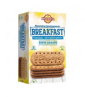 ΒΙΟΛΑΝΤΑ ΜΠΙΣΚΟΤΑ BREAKFAST ΧΩΡΙΣ ΖΑΧΑΡΗ 12Χ180gr