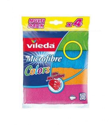 VILEDA ΠΕΤΣΕΤΑ ΜΙΚΡΟΪΝΩΝ COLORS 4Τ Χ10