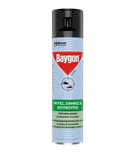 BAYGON AEROSOL ΕΝΤΟΜΟΚΤΟΝΟ 12Χ300ml