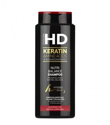 FARCOM ΣΑΜΠΟΥΑΝ HD ΓΙΑ ΚΑΘΕ ΤΥΠΟ ΜΑΛΛΙΩΝ 6X750ml