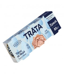 ΤΡΑΤΑ ΤΟΝΟΣ ΣΕ ΝΕΡΟ 3Χ80gr Χ16