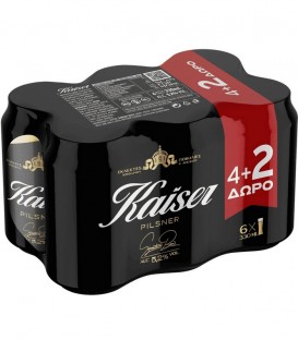 KAISER ΜΠΥΡΑ ΚΟΥΤΙ 330ml 4+2 4Χ6pack