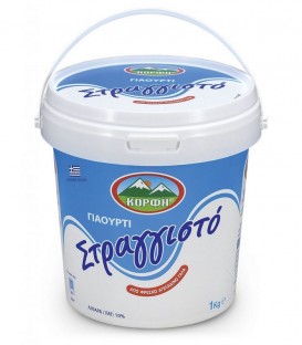 ΚΟΡΦΗ ΣΤΡΑΓΓΙΣΤΟ ΓΙΑΟΥΡΤΙ 10% ΛΙΠ.ΑΓΕΛΑΔΟΣ 1kg