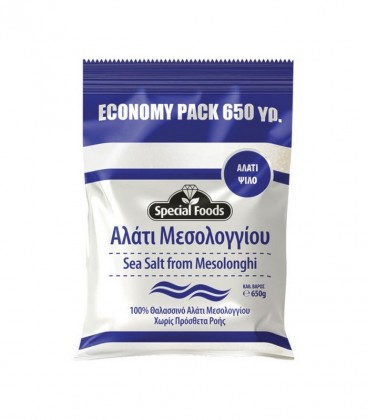 SPECIAL FOODS ΑΛΑΤΙ ΜΕΣΟΛΟΓΓΙΟΥ ΨΙΛΟ ΣΑΚ. 24Χ650gr