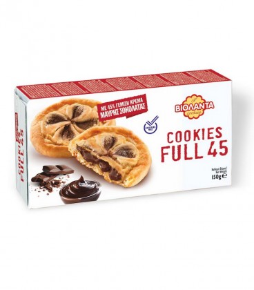 ΒΙΟΛΑΝΤΑ COOKIES FULL 45 ΜΑΥΡΗ ΣΟΚΟΛΑΤΑ 12Χ150gr