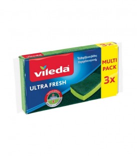 VILEDA ΣΦΟΥΓΓΑΡΑΚΙΑ ULTRA FRESH 3 ΤΕΜ X36