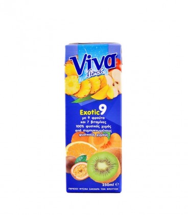 VIVA FRESH EXOTIC ΦΥΣΙΚΟΣ ΧΥΜΟΣ 27X250ml