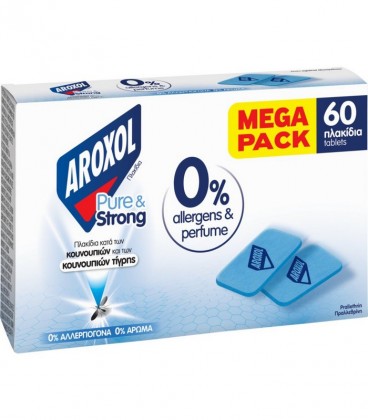 AROXOL ΤΑΜΠΛΕΤΕΣ PURE&STRONG 60Τ Χ18