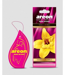 AREON ΑΡΩΜΑΤΙΚΗ ΚΑΡΤΕΛΑ ΑΥΤΟΚΙΝΗΤΟΥ MON VANILLA BUBBLE X10